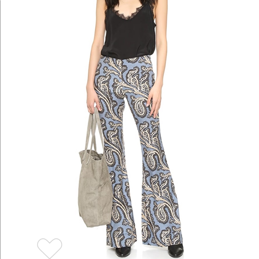 Free People Dark Paradise Flare Pants